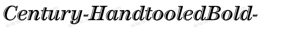 Century-HandtooledBold字体转换