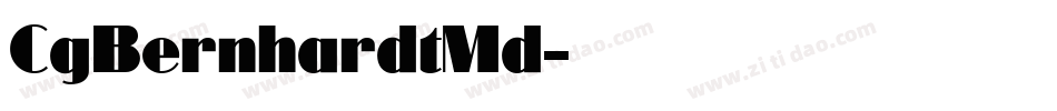 CgBernhardtMd字体转换