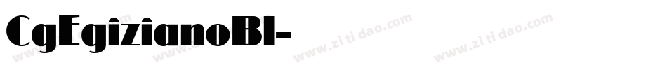 CgEgizianoBl字体转换