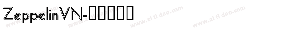 ZeppelinVN字体转换