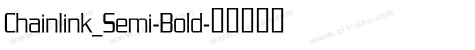 Chainlink_Semi-Bold字体转换