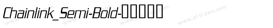Chainlink_Semi-Bold字体转换