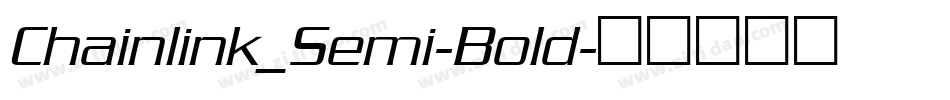 Chainlink_Semi-Bold字体转换