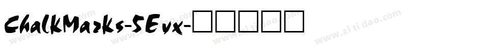 ChalkMarks-5Evx字体转换