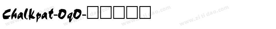 Chalkpat-OqO字体转换