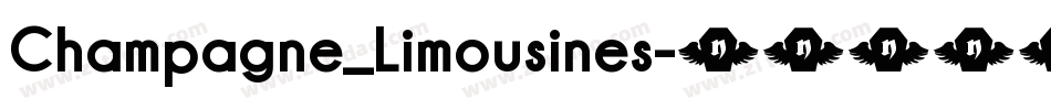 Champagne_Limousines字体转换