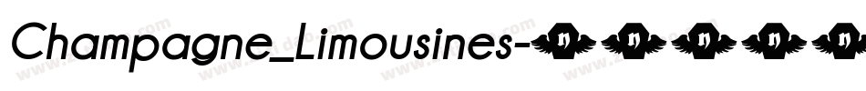 Champagne_Limousines字体转换