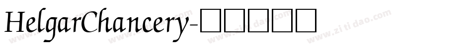 HelgarChancery字体转换