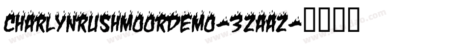 Charlynrushmoordemo-3zaaZ字体转换