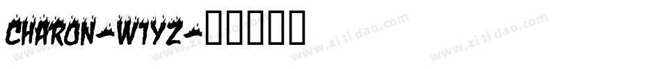 Charon-w1yz字体转换