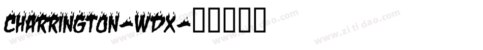 Charrington-wdx字体转换
