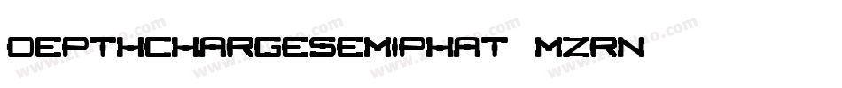 DepthChargeSemiphat-MZrn字体转换