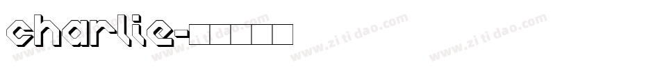 charlie字体转换