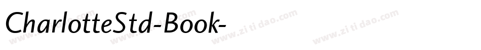 CharlotteStd-Book字体转换