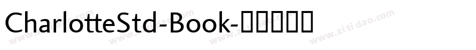 CharlotteStd-Book字体转换