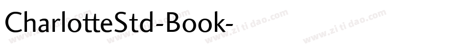 CharlotteStd-Book字体转换