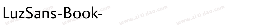 LuzSans-Book字体转换