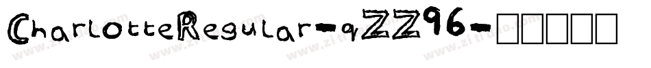 CharlotteRegular-qZZ96字体转换
