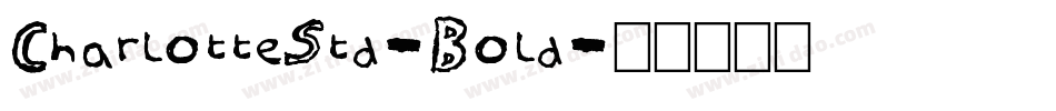 CharlotteStd-Bold字体转换