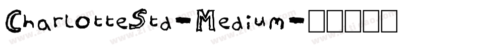CharlotteStd-Medium字体转换