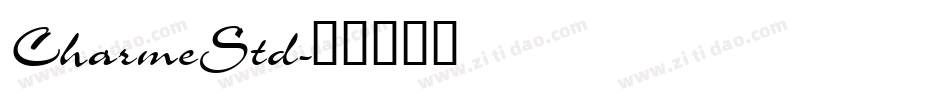 CharmeStd字体转换