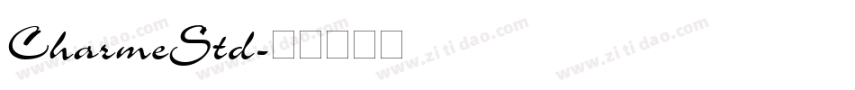 CharmeStd字体转换