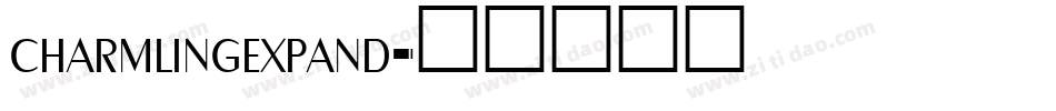 charmlingexpand字体转换