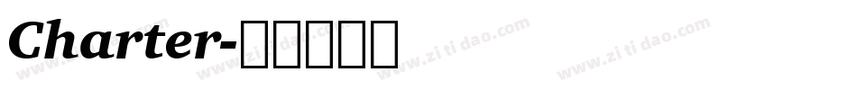 Charter字体转换