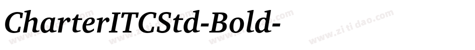 CharterITCStd-Bold字体转换