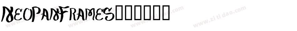 NeoPanFrames字体转换