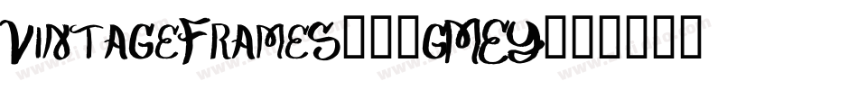 VintageFrames11-gMEY字体转换