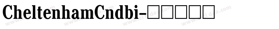 CheltenhamCndbi字体转换