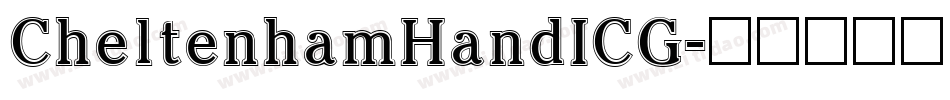 CheltenhamHandICG字体转换