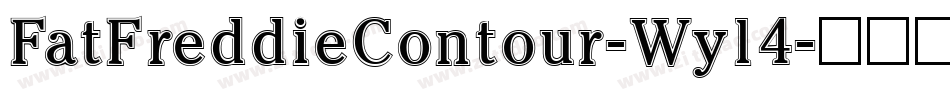 FatFreddieContour-Wyl4字体转换
