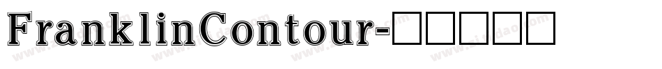 FranklinContour字体转换