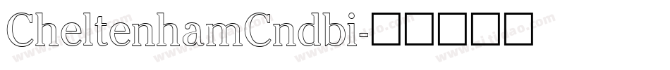 CheltenhamCndbi字体转换