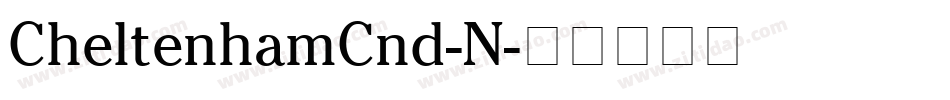 CheltenhamCnd-N字体转换