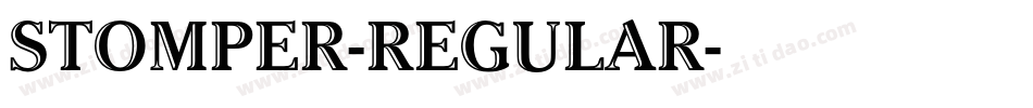 STOMPER-REGULAR字体转换 STOMPER-REGULAR字体转换