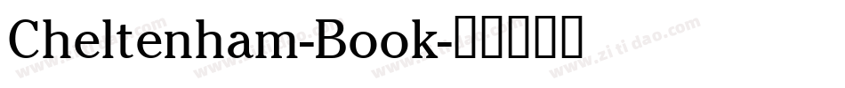 Cheltenham-Book字体转换