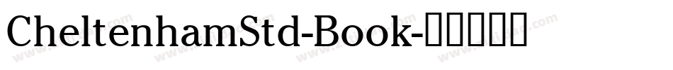 CheltenhamStd-Book字体转换