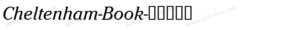 Cheltenham-Book字体转换