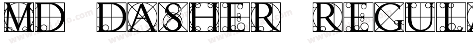 MD_Dasher_Regular字体转换
