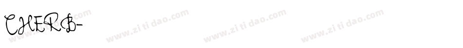 CHERB字体转换