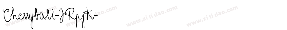 Cherryball-JRpjK字体转换