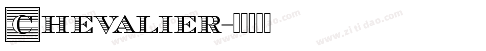 Chevalier字体转换