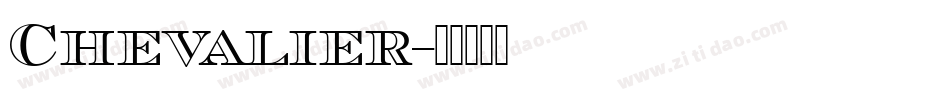 Chevalier字体转换