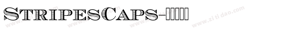 StripesCaps字体转换