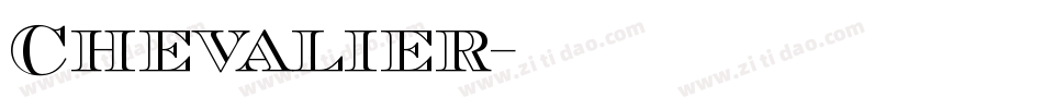 Chevalier字体转换