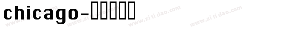 chicago字体转换