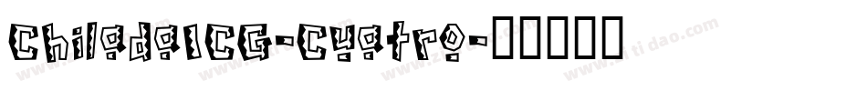 ChiladaICG-Cuatro字体转换